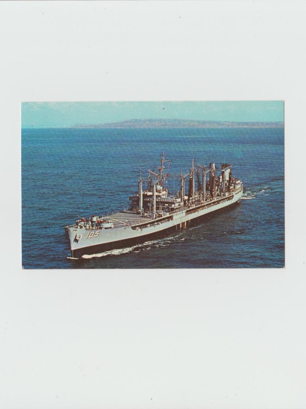 U.S.S. Mispillion ( AO - 105) Postcard